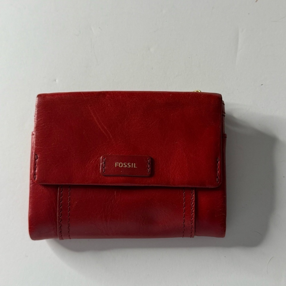 Fossil Cherry Red Women's Wallet
